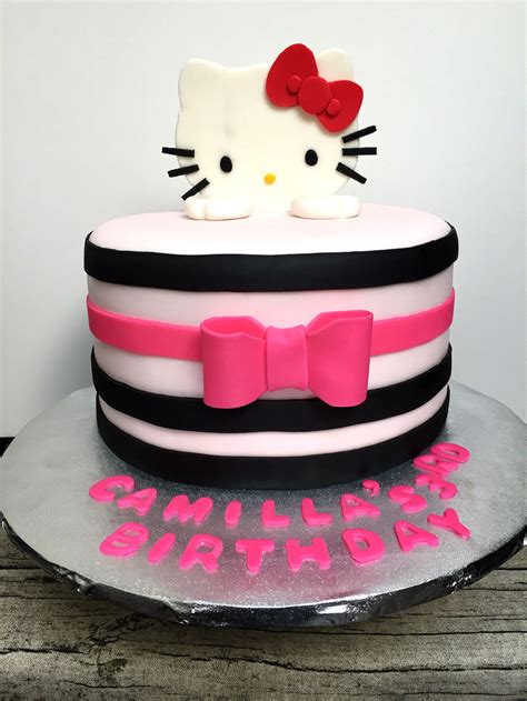 Hello Kitty Theme Cake - CakeCentral.com