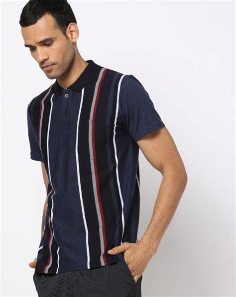 Buy Striped Polo T-shirt with Patch Pocket Online at Best Prices in India - JioMart.