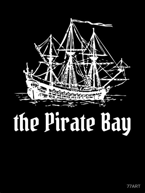 pirate bay logo poster  sale  art redbubble