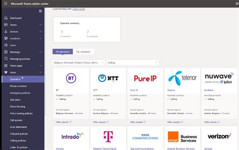 Enabling Microsoft Operator Connect Ribbon Communications