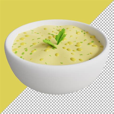 D Render Ilustraci N Sopa De Ma Z En Estilo De Dibujos Animados