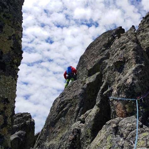 GREDOS Catedral Ridge Guided Climb Mountain Guide Spain