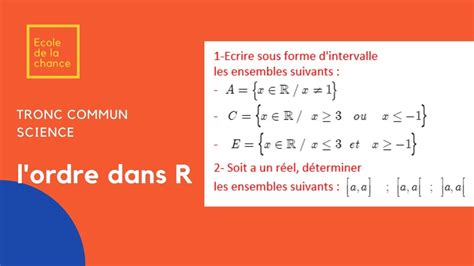 L ORDRE DANS IR TRONC COMMUN SC V3 YouTube