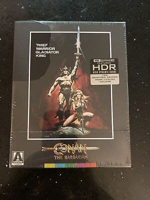 Conan The Barbarian 4K UHD Blu Ray OOP Limited Edition Arrow Video EBay