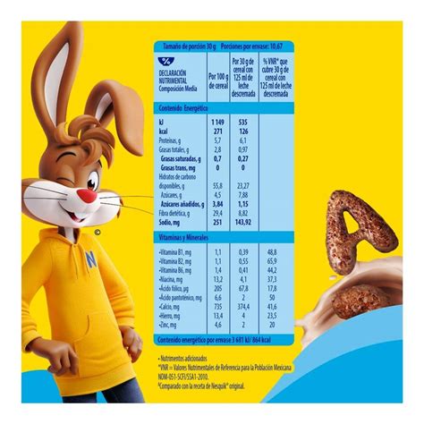 Cereal Nestlé Nesquik letritas 320 g Bodega Aurrera en línea