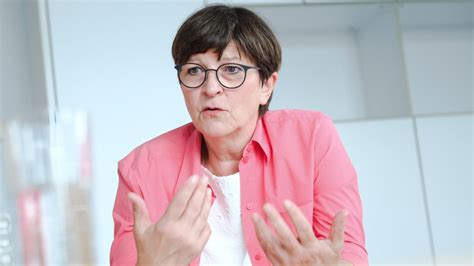 Saskia Esken Mit der SPD wird es keine Erhöhung des