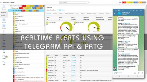 How To Connect Telegram With Prtg For Automated Alerts Using Api