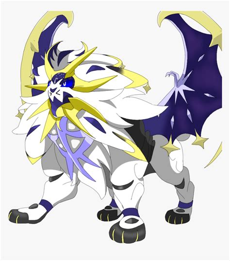 Solgaleo And Lunala Art, HD Png Download - kindpng