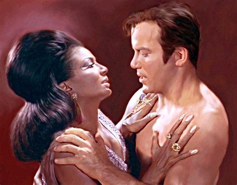 Kirk And Uhura The Kiss Star Trek Original Series Ghost In The