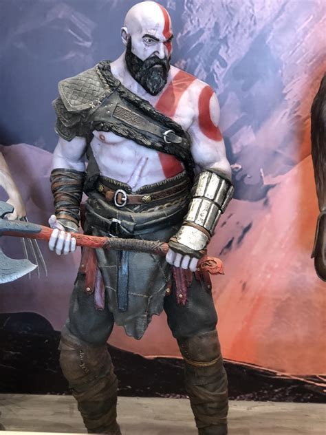 Kratos statue in a mall (Bahrain) : r/GodofWar