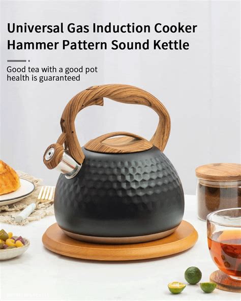 Whistling Tea Kettle: 3L Stainless Steel Boiling Kettle