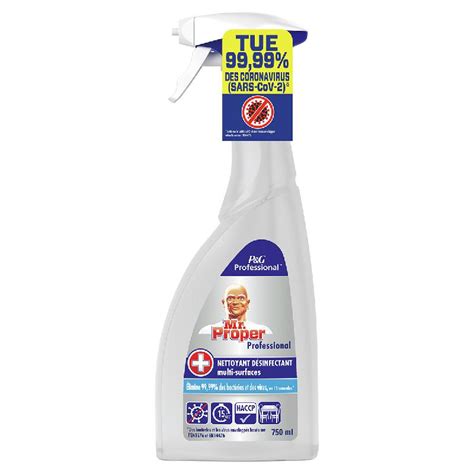 NETTOYANT DESINFECTANT MULTI SURFACE MR PROPER VIRUCIDE EN 14476