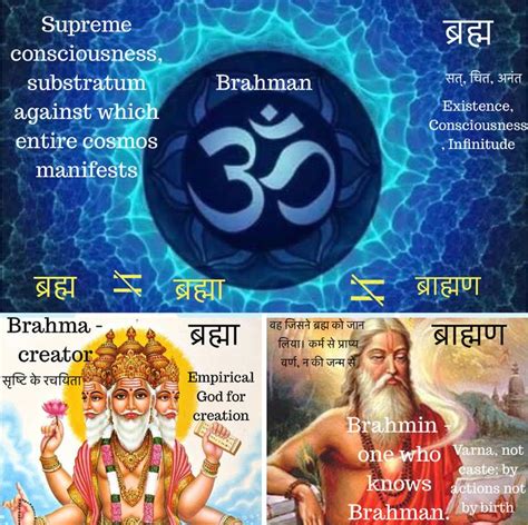 Difference between Supreme Brahman, Lord Brahma and Brahmin varna ...