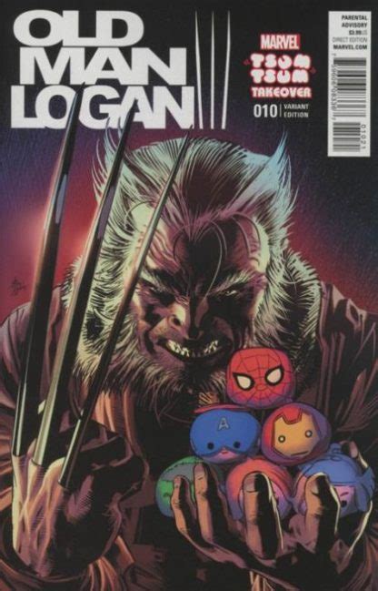 Old Man Logan Mike Deodata Jr Marvel Tsum Tsum Takeover Cover