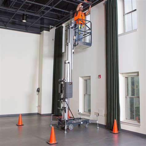 JLG 20ft Push Around Vertical Mast Lift 350 Lb Capacity AC Powered