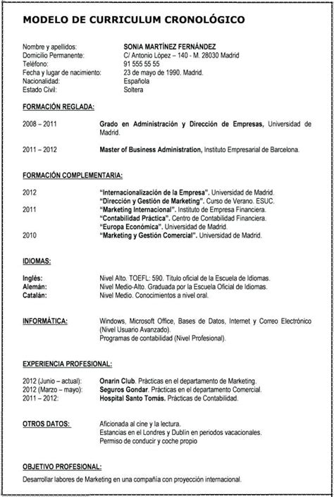 Como Hacer Un Resume De Trabajo Profesional 12 13 Ejemplo De Resumen De