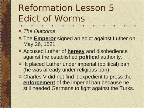 (PPT) Reformation Lesson 5 Edict of Worms - DOKUMEN.TIPS