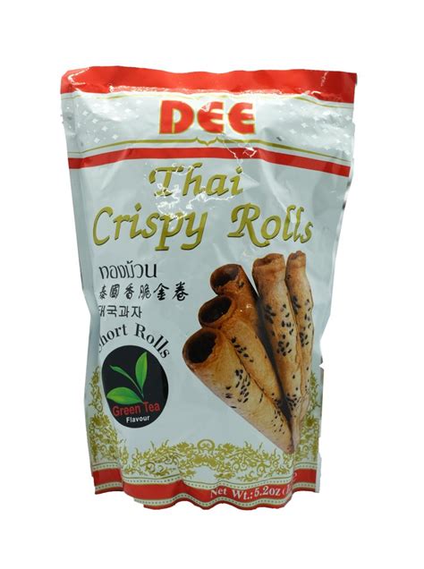 Thailand Dee Thai Crispy Rolls Green Tea G Asia Grocery Town