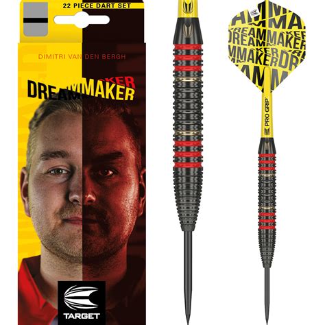 Target Dimitri Van Den Bergh Brass Set Pieces Steeldarts