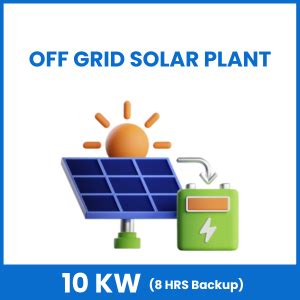 10 KW Off Grid Solar Kit With 8 Hrs Backup From Digital Discom