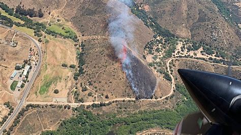 Crews Battle Brush Fire In Rural East County Fox 5 San Diego And Kusi News