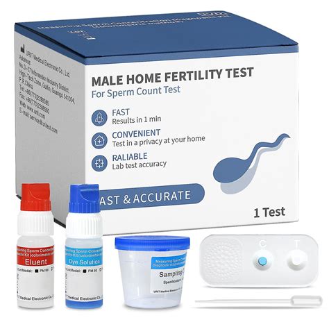 English Type Home Test For Men 2 People Sperm Concentration Test For In