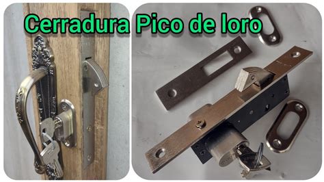 Cerradura Pico De Loro En Ventanas De Madera Youtube