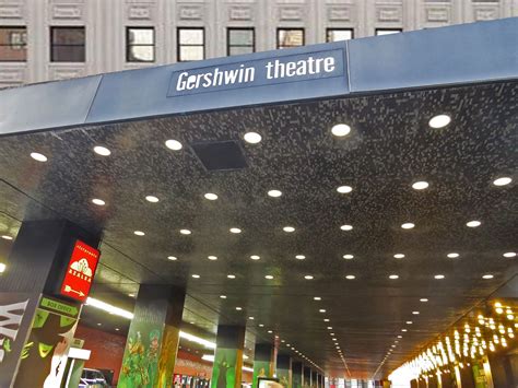 Gershwin Theatre on Broadway in NYC