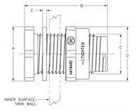 Item Bfas Cfs Pvc Bulkhead Standard Length Fitting Fpm