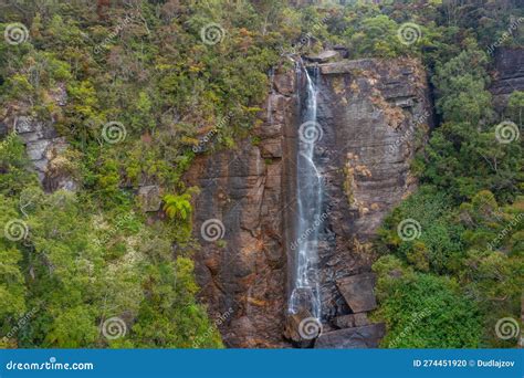 Lover S Leap Waterfall at Nuwara Eliya, Sri Lanka Stock Photo - Image ...