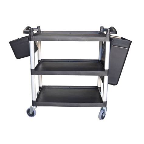 Polypropylene Catering Trolley 3 Tier With Castors 823 X 405 X 850mm