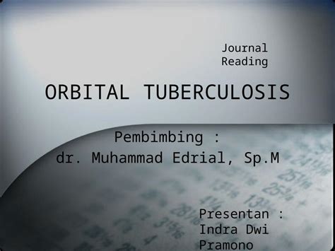 PPTX Orbital Tuberculosis DOKUMEN TIPS