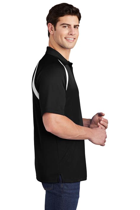 Sport Tek Dry Zone Colorblock Raglan Polo Product Sport Tek