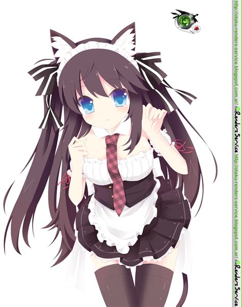 Nekomimi Maid Girl Hyper Extreme Moe Render Ors Anime Renders