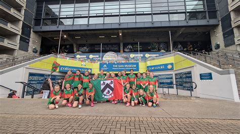 U10 Girls Croke Park GO Games And New Jersey Sponsor Doire Trasna CLG