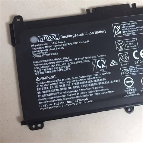 Original Ht Xl Battery For Pavilion Hp Star Ce Tu Ce Tx