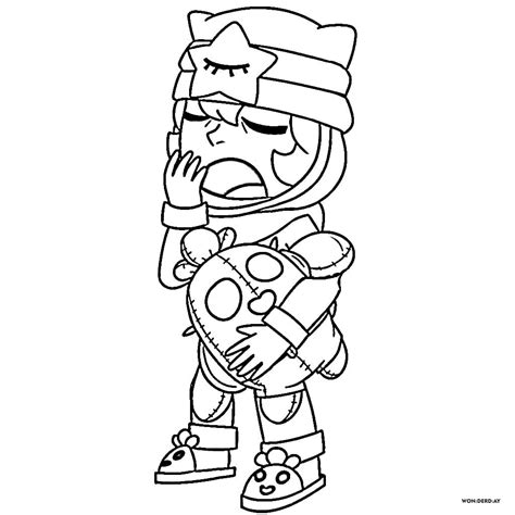 Desenhos De Spike E Spike Sakura Para Colorir Brawl Stars