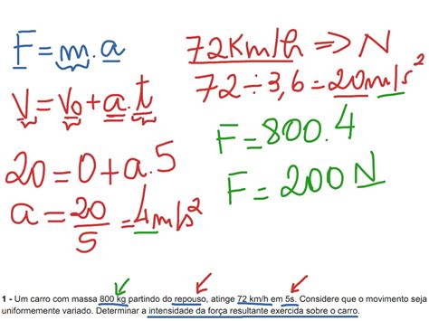 Calcular Força Resultante - Calcule A Força Resultante - FDPLEARN