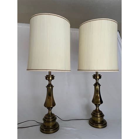 Mid 20th Century Vintage Stiffel Brass Table Lamps A Pair Chairish