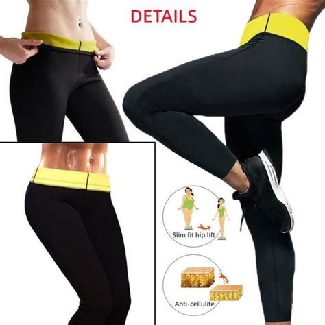 Legging De Sudation Femme Taille Haute Pour Sport Yoga Jogging