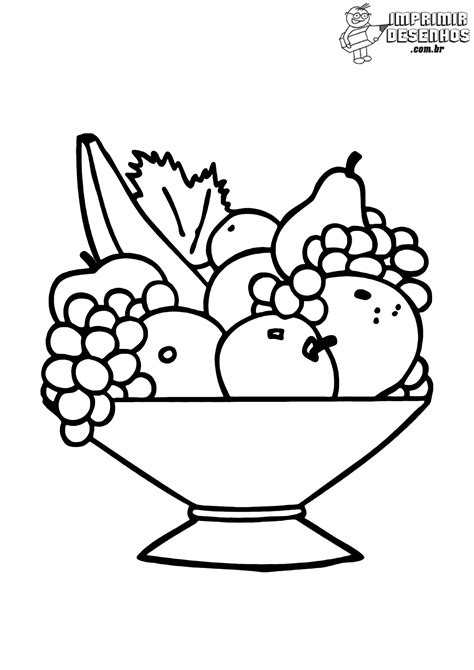 Imagem De Frutas Para Imprimir E Colorir - 10