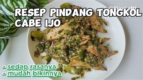 Resep Pindang Tongkol Cabe Ijo Pa Suami Lahap Sekali Makannya Youtube