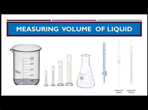 Measuring Volume Of Liquid How To Measure The Volume Of Liquid Ch