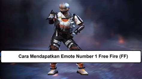 Cara Mendapatkan Emote Number Free Fire Ff Esportsku