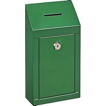 Mcb Classic Metal Box Donation Box Comment Box Secure Collection