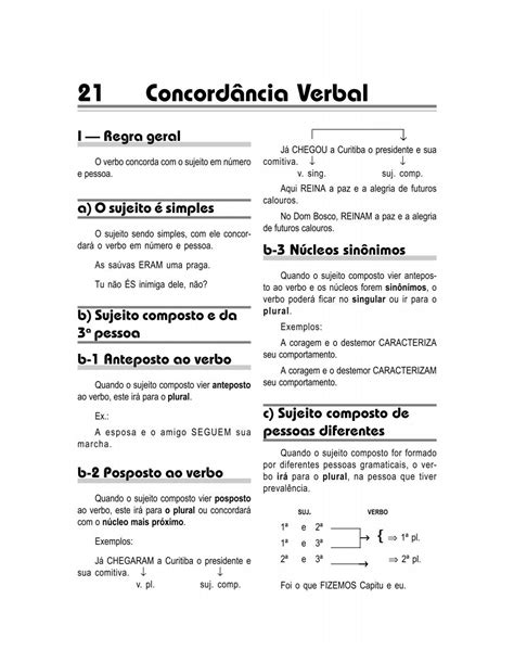 Exercícios De Concordância Nominal Para 7 Ano Com Gabarito