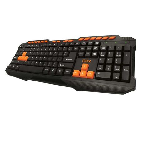 Teclado Action USB Laranja TC200 Oex No Shoptime