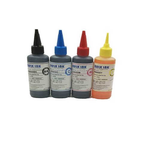 Universal 4 Color Dye Ink Compatible For Hp 4 Color100ml For Epson Premium Dye Ink General For