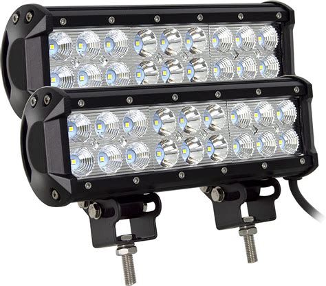 Amazon Auxtings Inch W Led Light Bar Spot Flood Beam Lm