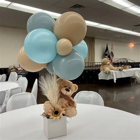 Teddy Bear Baby Shower Box Centerpieces Girl Or Boy Etsy Boy Baby